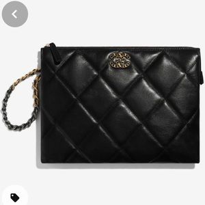FINAL PRICE REDUCTION Chanel 19 Pouch with Handle